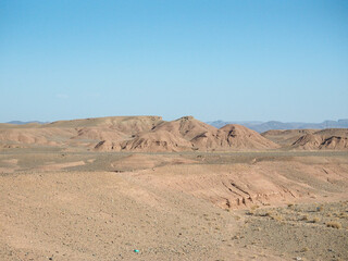 Fototapeta na wymiar モロッコの荒野