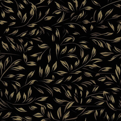 Patterned background low contrast dark mode seamless pattern, AI Generated