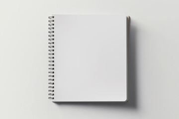 ai generated A blank notebook mockup with a top view perspective.