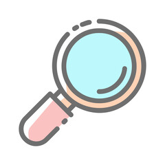 search luv browsing e commerce colored icon logo
