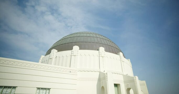Dome of Griffith Observatory in Los Angeles, United States of America