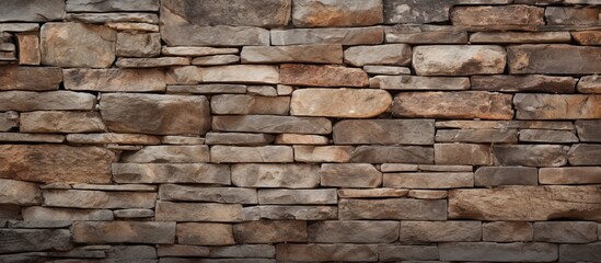 Fototapeta premium Background of a wall made of stone