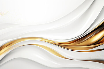 白と金のエレガントな抽象的背景