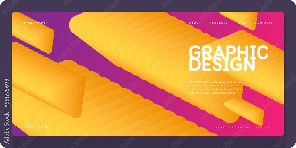 Aufkleber a template to use in your design. a composition of geometric shapes. graphic elements for design and