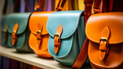 Woman leather bags style designer fashionable