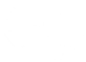 Digital png illustration of white abstract circular shapes on transparent background