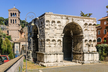 Arch of Janus in the Forum Boarium, Rome