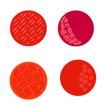 set of Red Dodgeball Kickball Ball Vector Illustrations
Vector Format