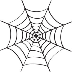 Spider web logo icon vector