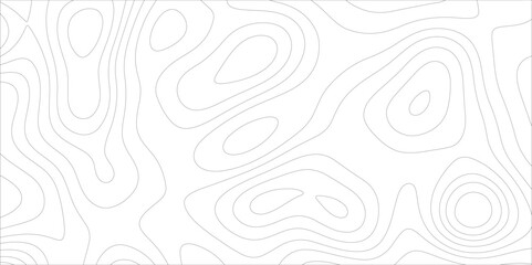 Ocean topographic line map with curvy wave isolines vector illustration. Abstract topographic contours map background, Vector contour topographic map. Cartography texture abstract banner use..