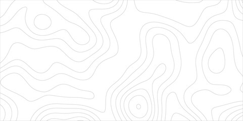 Ocean topographic line map with curvy wave isolines vector illustration. Abstract topographic contours map background, Vector contour topographic map. Cartography texture abstract banner use..