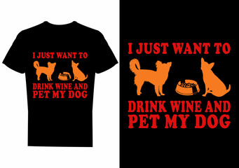 Dog t shirt design