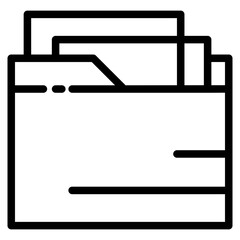 document in folder icon 