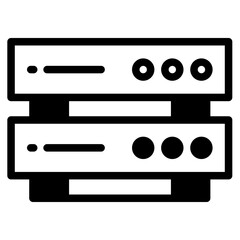 Server storage database icon