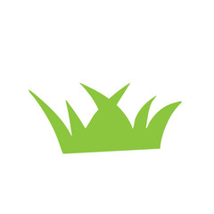 Green grass flat icon