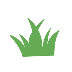 Grass tuft and seamless horizontal