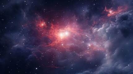 Fototapeta na wymiar Vibrant Galaxy Nebula, Cosmic Beauty in Space, Universe Stars, Astronomy Wonder, Supernova Wallpaper 