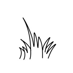 doodle grass illustration