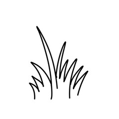 doodle grass illustration