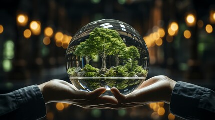 Nature's Translucent Playground: Exploring the Beautiful Sphere of Earth, generative AI