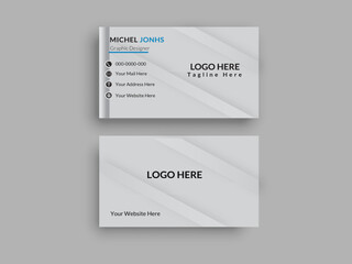 Modern Business Card - Creative and Clean Business Card Template.