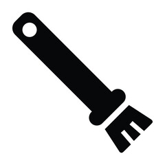 Stationery, brush, stationary icon