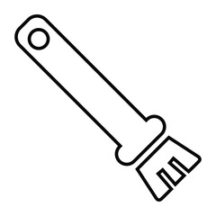 Stationery, brush, stationary icon
