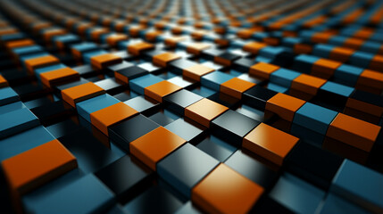 abstract background with cubes HD 8K wallpaper Stock Photographic Image
