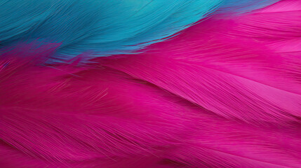 pink and blue feathers background