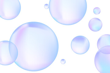 Modern realistic water bubbles, great design for any purposes.