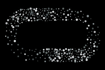 Silver glitter confetti, great design for any purpose. Party decor.