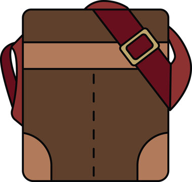sachel bag fashion vector illustration