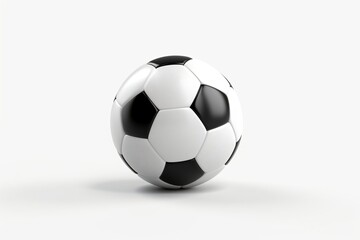 Fototapeta premium A soccer ball isolated on a white background