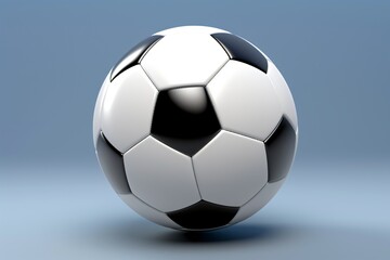 A soccer ball isolated