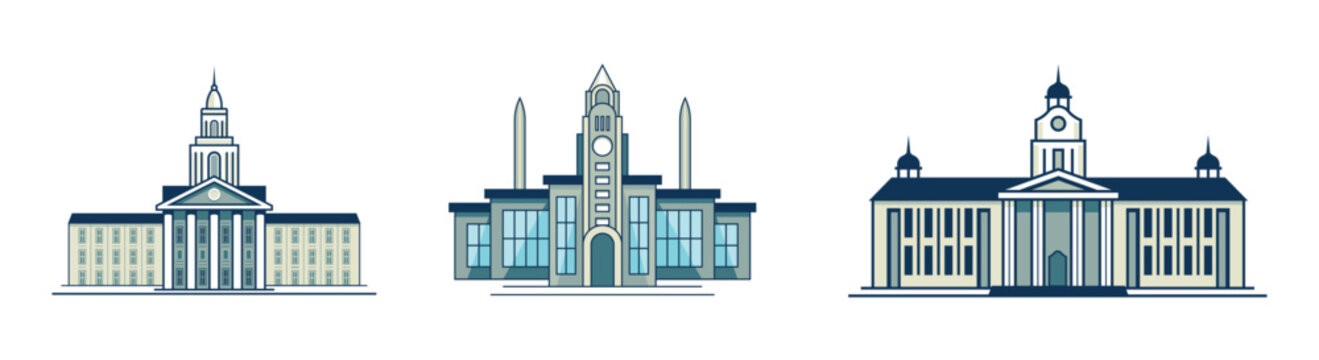 Campus Building Icons Images – Browse 52,366 Stock Photos, Vectors, and ...
