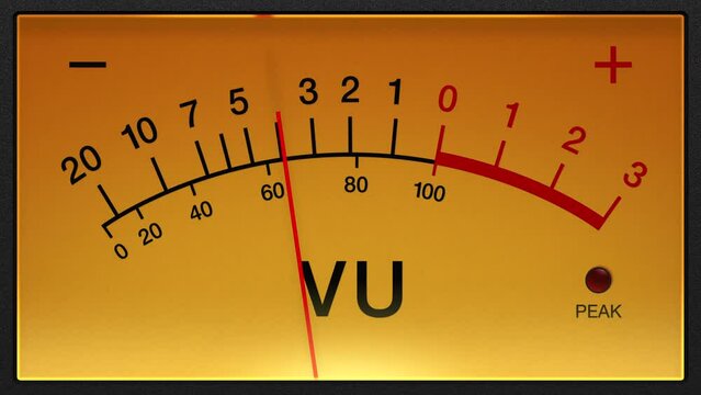 Analog Retro Vu Meter