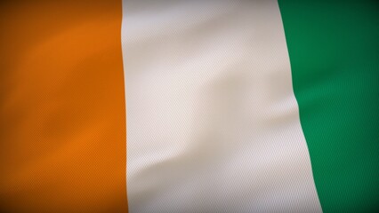 Obraz premium Ivory Coast Flag of Diversity: Celebrating Differences