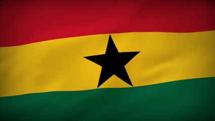 Ghana Flag Mosaic: Pieces of Heritage