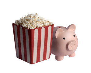 Popcorn and piggy bank: save money on entertainment