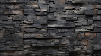 Dimensional Depth: Ultra HD Grey Brick Wall Tile Wallpape - small [16:9]