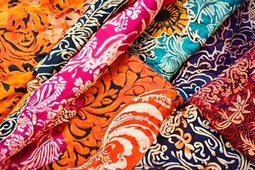 Batik Blossom: Floral Motifs in Traditional Fabric