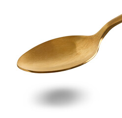 empty golden spoon