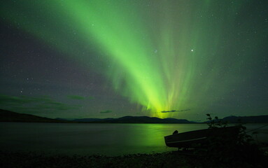 Northern Lights and a Lake