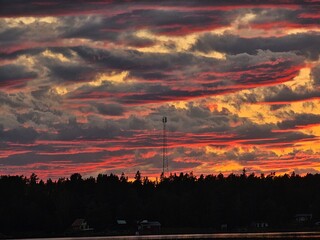 Sunrise over the sea
in Stenö Söderhamn 
