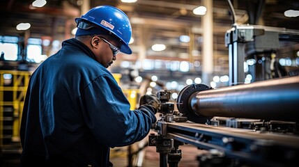 Industrial Photographer Capturing Images of Industrial Processes and Manufacturing Facilities