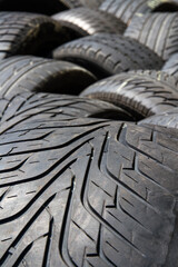 Alte Autoreifen