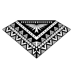 Stingray polynesian tattoo design. Aboriginal samoan style. illustration EPS10