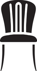 Modern Chair Design for Stylish Home Interior - Furniture Silhouette Icon
