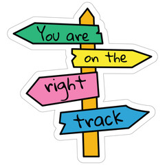 y2k style stickers. Year 2000 style road sign sticker