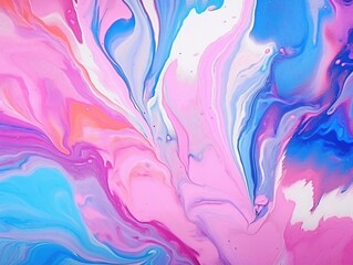 abstract multi colored paint